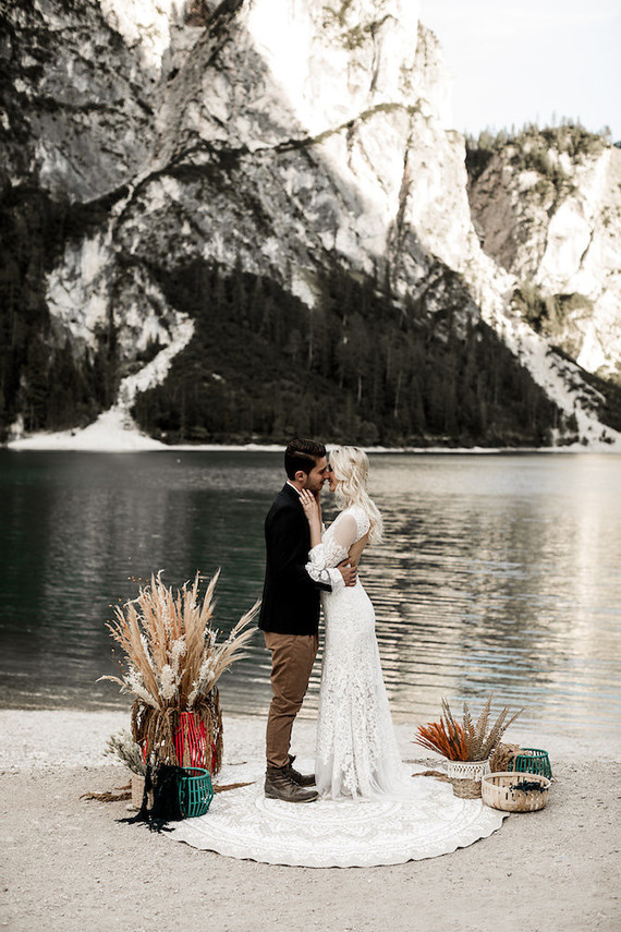 Italian mountain elopement in the Dolomites Inspiration