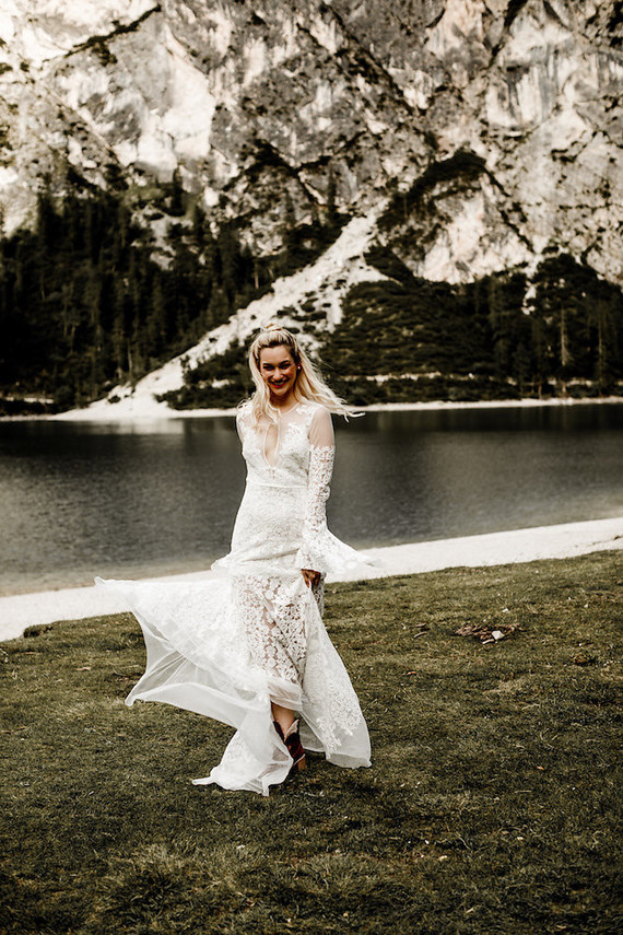 Italian mountain elopement in the Dolomites Inspiration