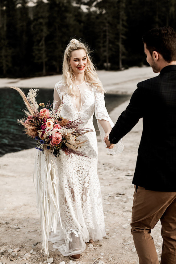 Italian mountain elopement in the Dolomites Inspiration