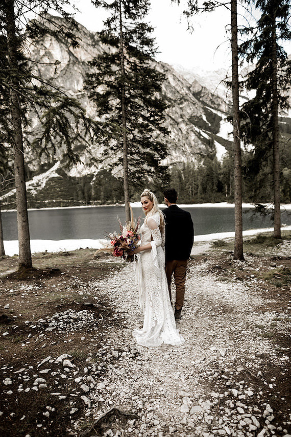 Italian mountain elopement in the Dolomites Inspiration