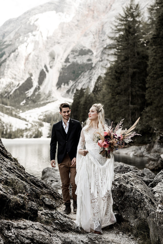 Italian mountain elopement in the Dolomites Inspiration