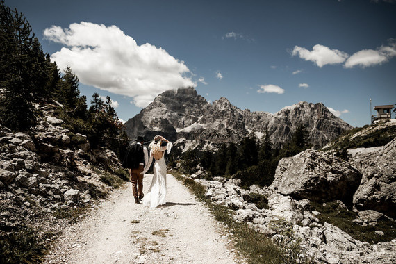 Italian mountain elopement in the Dolomites