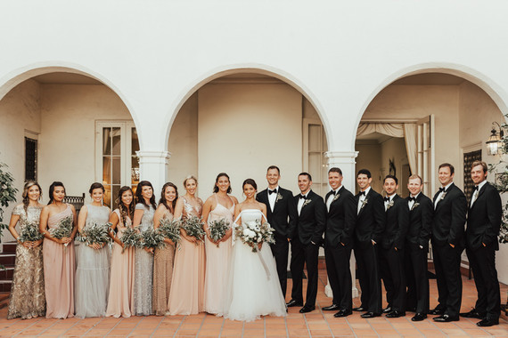 Elegant formal Darlington House wedding in La Jolla