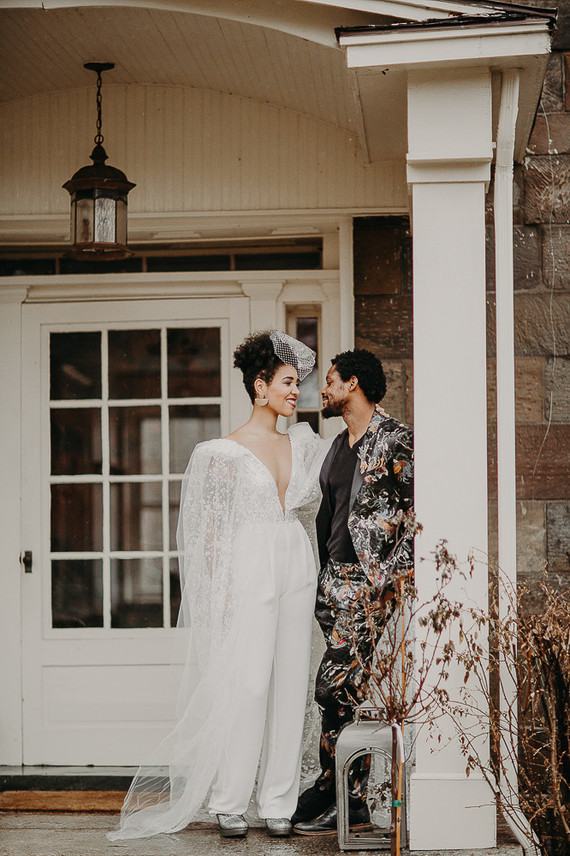 Intimate winter B&B elopement in the Hudson Valley