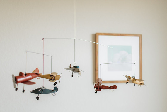 Boys minimal earth tone nursery