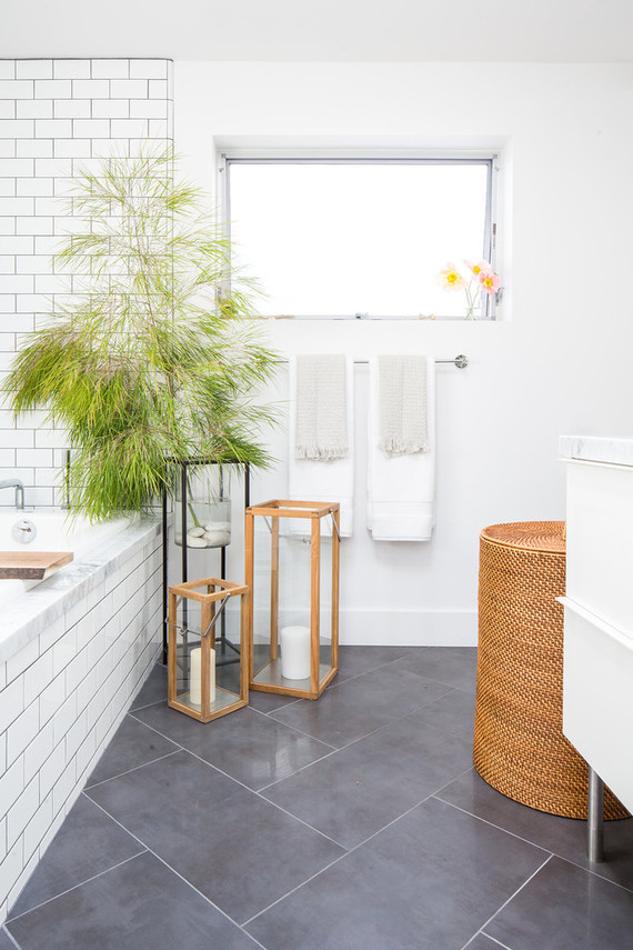 Modern bathroom registry with Crate and Barrel