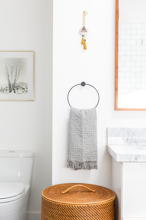 Modern bathroom registry with Crate and Barrel