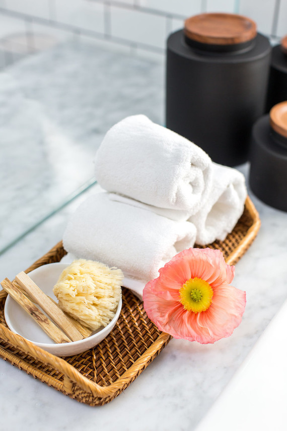 Modern bathroom registry with Crate and Barrel