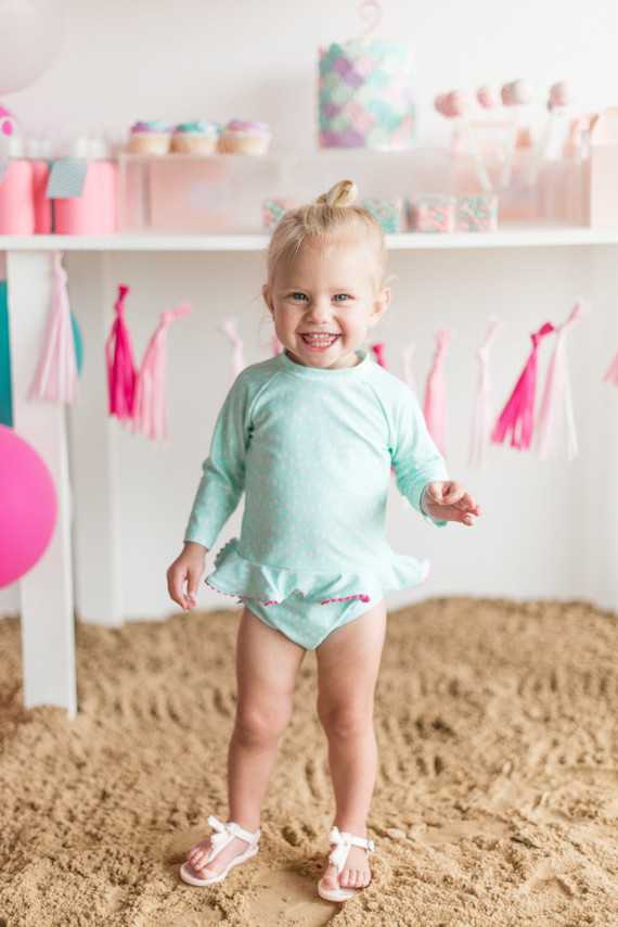 Beach-themed birthday party for a brother and sister Inspiration
