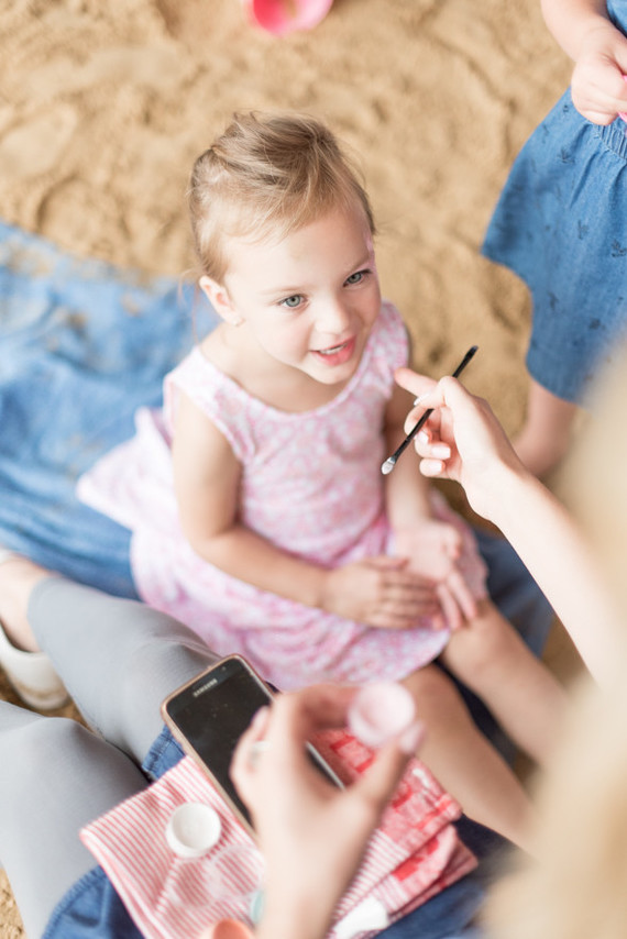 Beach-themed birthday party for a brother and sister