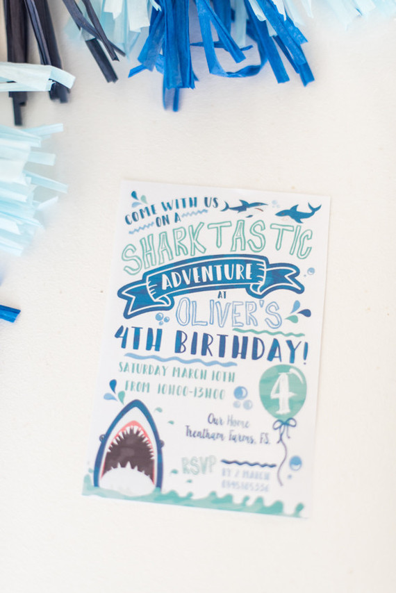 Beach-themed birthday party for a brother and sister