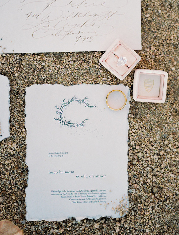 Elegant desert wedding in Joshua Tree Inspiration