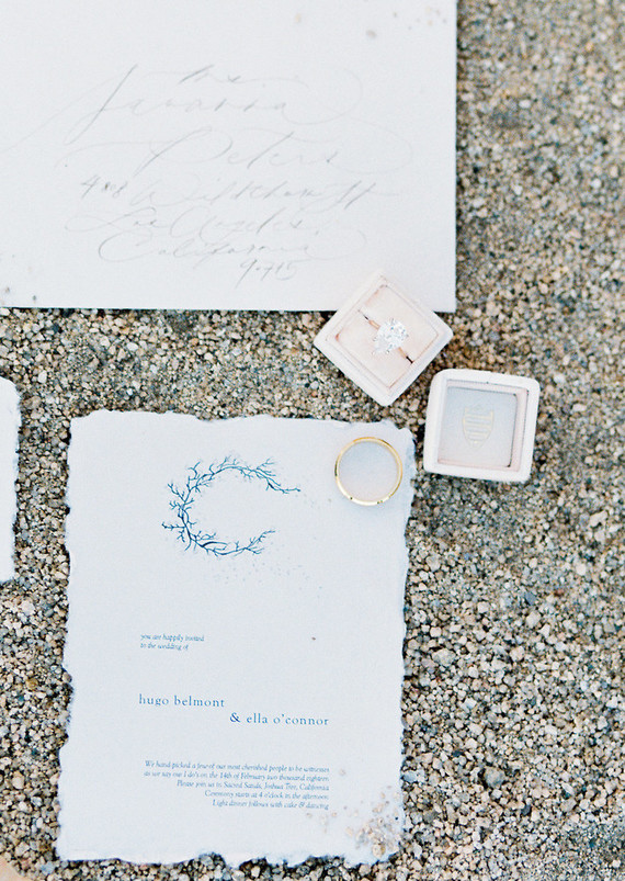 Elegant desert wedding in Joshua Tree Inspiration