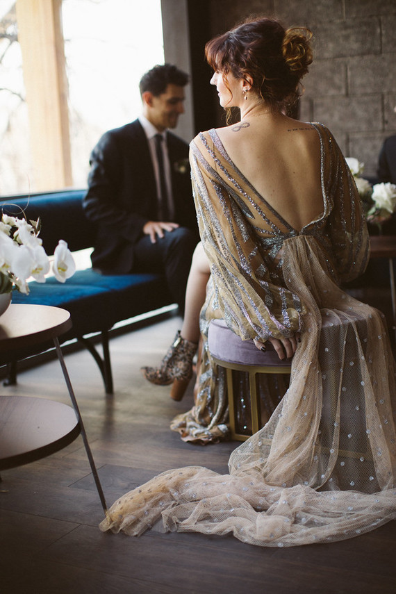 Glam cocktail party and groomsmen inspiration