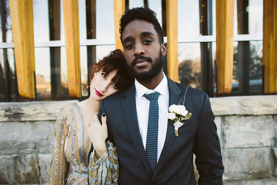 Glam cocktail party and groomsmen inspiration