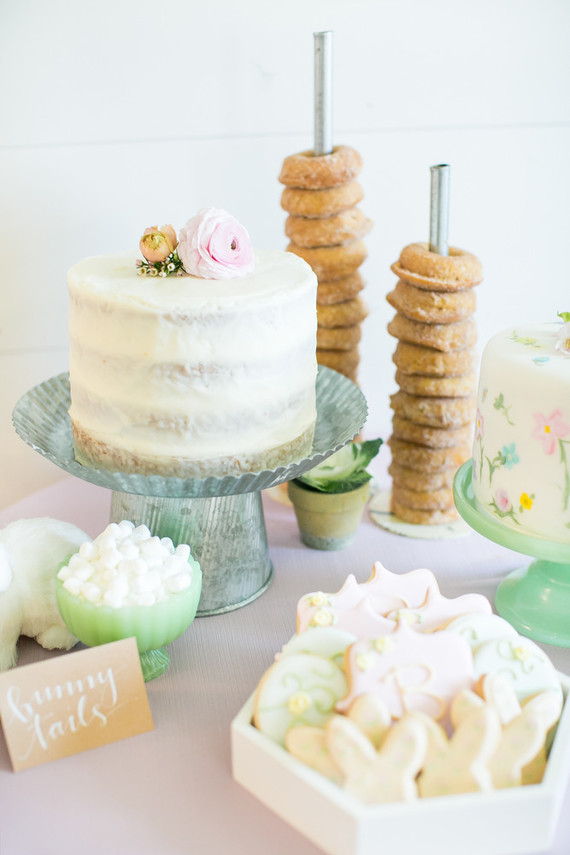 Bunny themed birthday party for spring