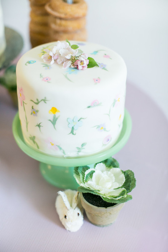 Bunny themed birthday party for spring