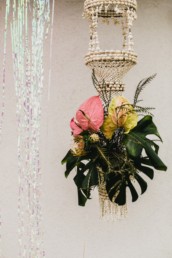 Sea themed backyard first birthday