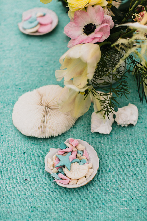 Sea themed backyard first birthday