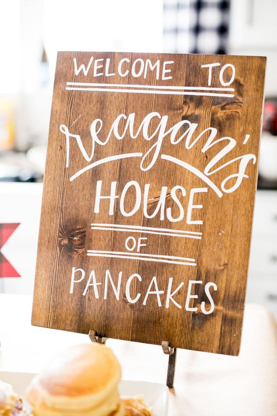 Pancake themed birthday party