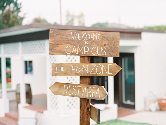 Modern camp themed 1st birthday party