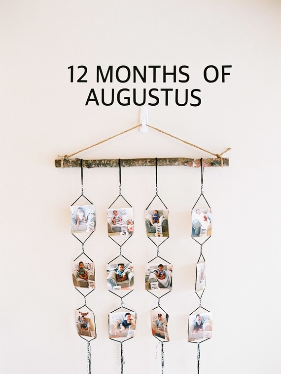 Modern camp themed 1st birthday party