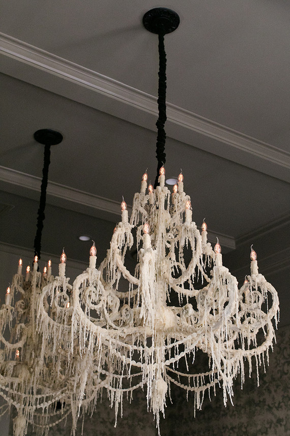 Candle wax chandilier Inspiration