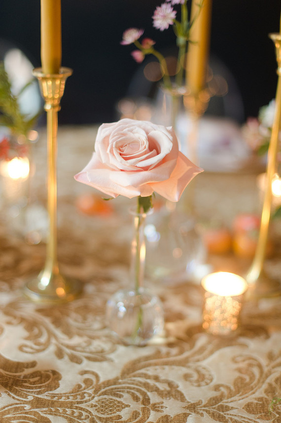 Romantic reception table