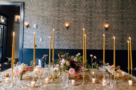 Romantic reception table