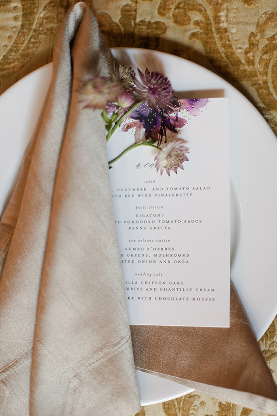 Romantic reception table