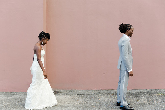Wedding first look
