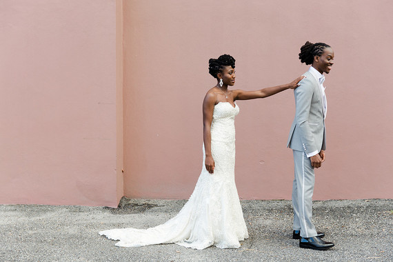 Wedding first look
