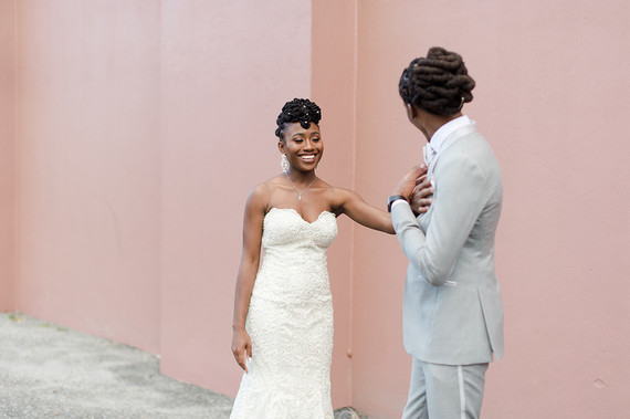 Wedding first look