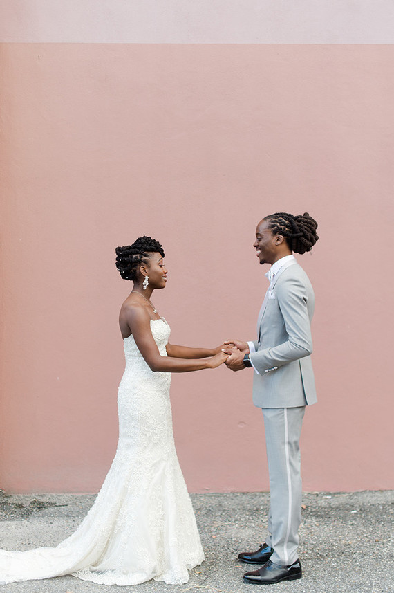 Wedding first look