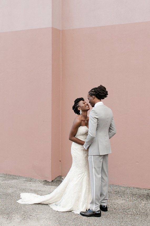 Wedding first look