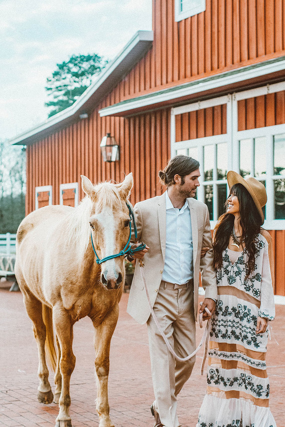 Bohemian wedding style