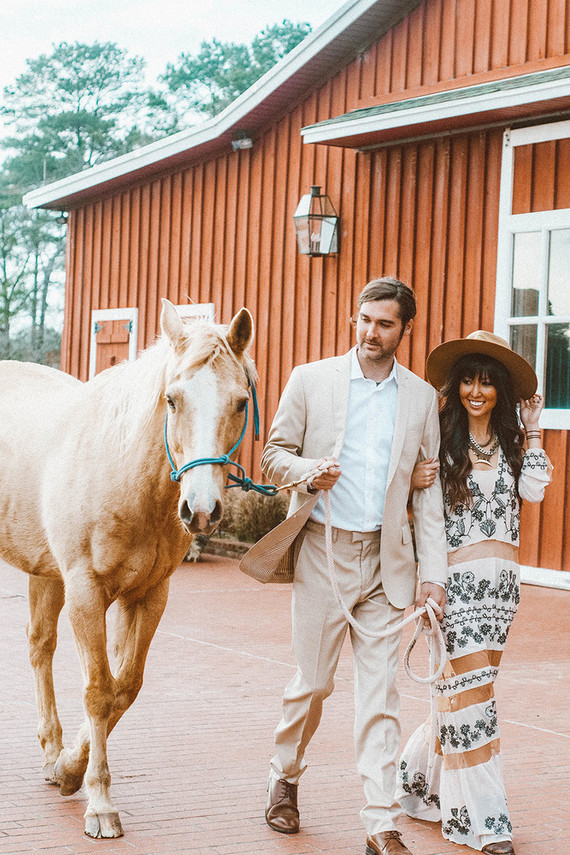 Bohemian wedding style