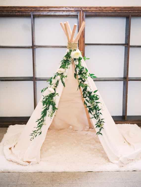 First birthday teepee