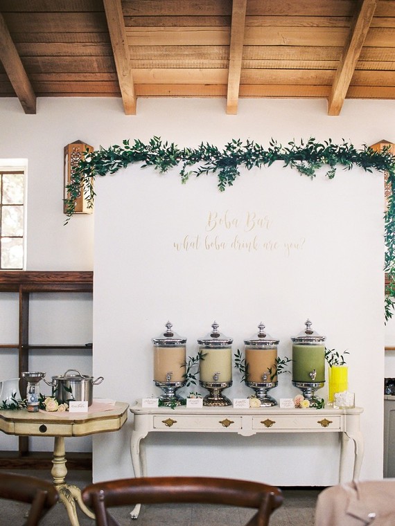 Floral feminine Korean first birthday party in Los Angeles Inspiration