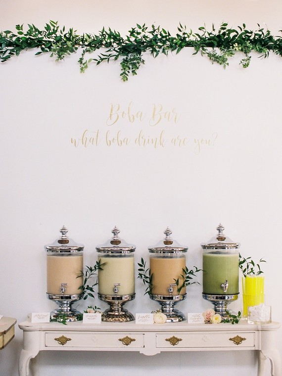 Floral feminine Korean first birthday party in Los Angeles Inspiration