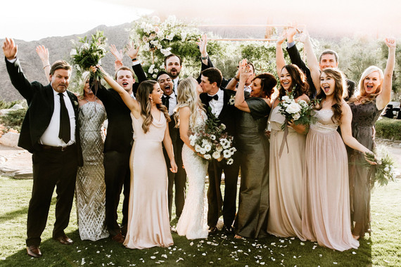 New Years Eve wedding at the Frederick Lowe Estate in Palm Springs