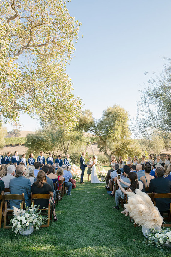 Rustic modern barn wedding at Greengate Ranch in SLO