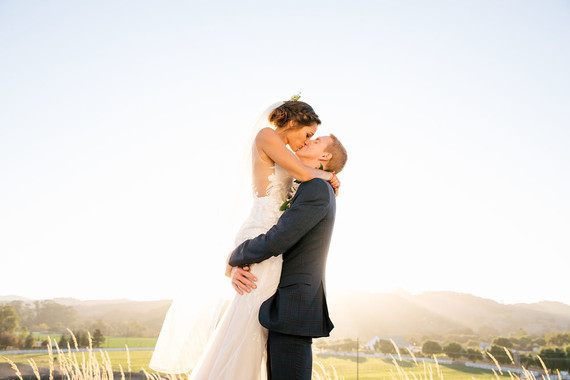 Rustic modern barn wedding at Greengate Ranch in SLO