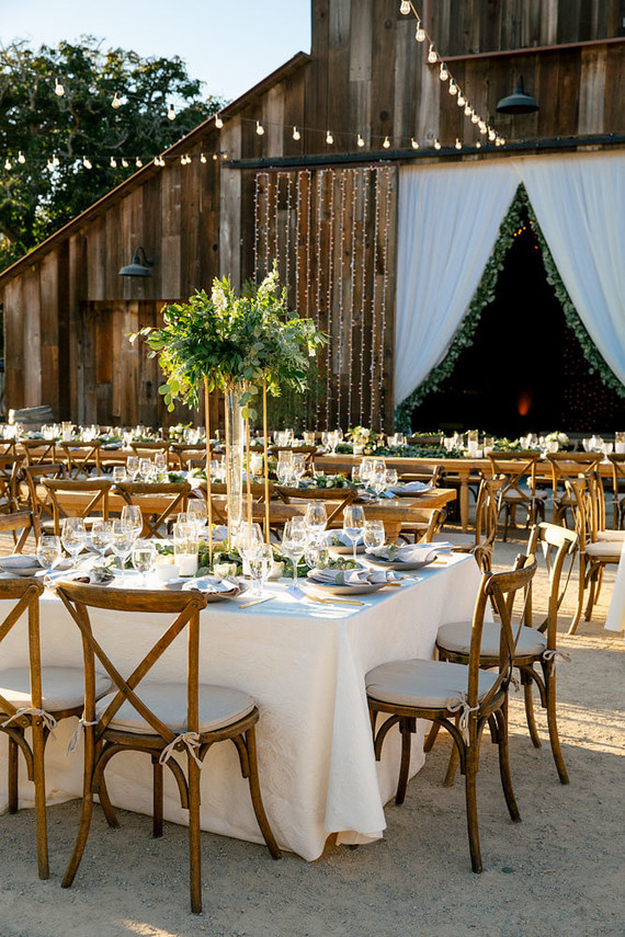 Rustic modern barn wedding at Greengate Ranch in SLO Inspiration