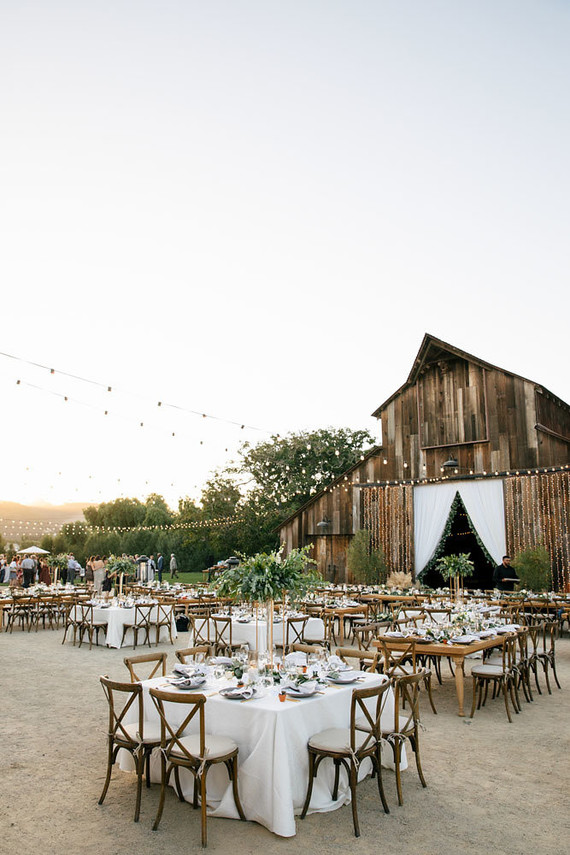 Rustic modern barn wedding at Greengate Ranch in SLO