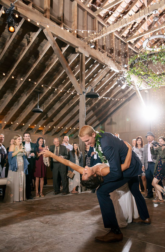 Rustic modern barn wedding at Greengate Ranch in SLO