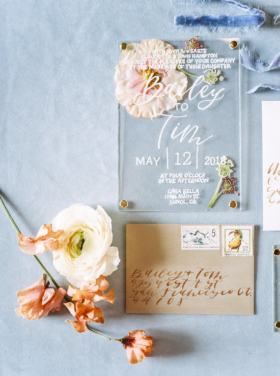 Glam spring garden wedding ideas