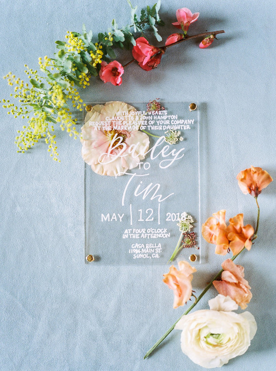 Glam spring garden wedding ideas