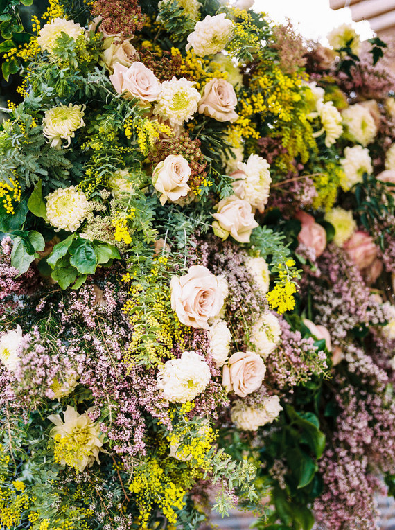 Glam spring garden wedding ideas