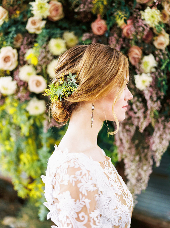 Glam spring garden wedding ideas
